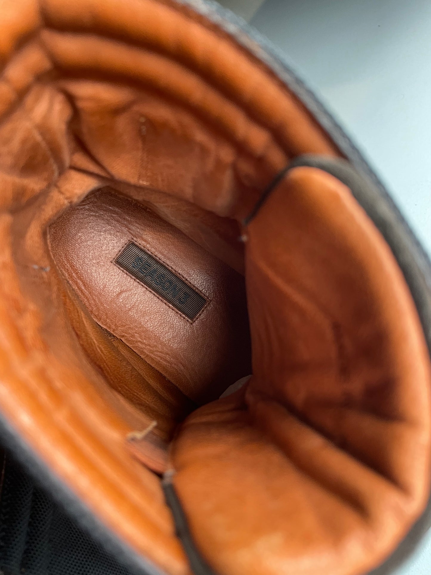 YEEZY Season 3 Onyx Shade Nylon and Thick Suede Military Boots - size 42