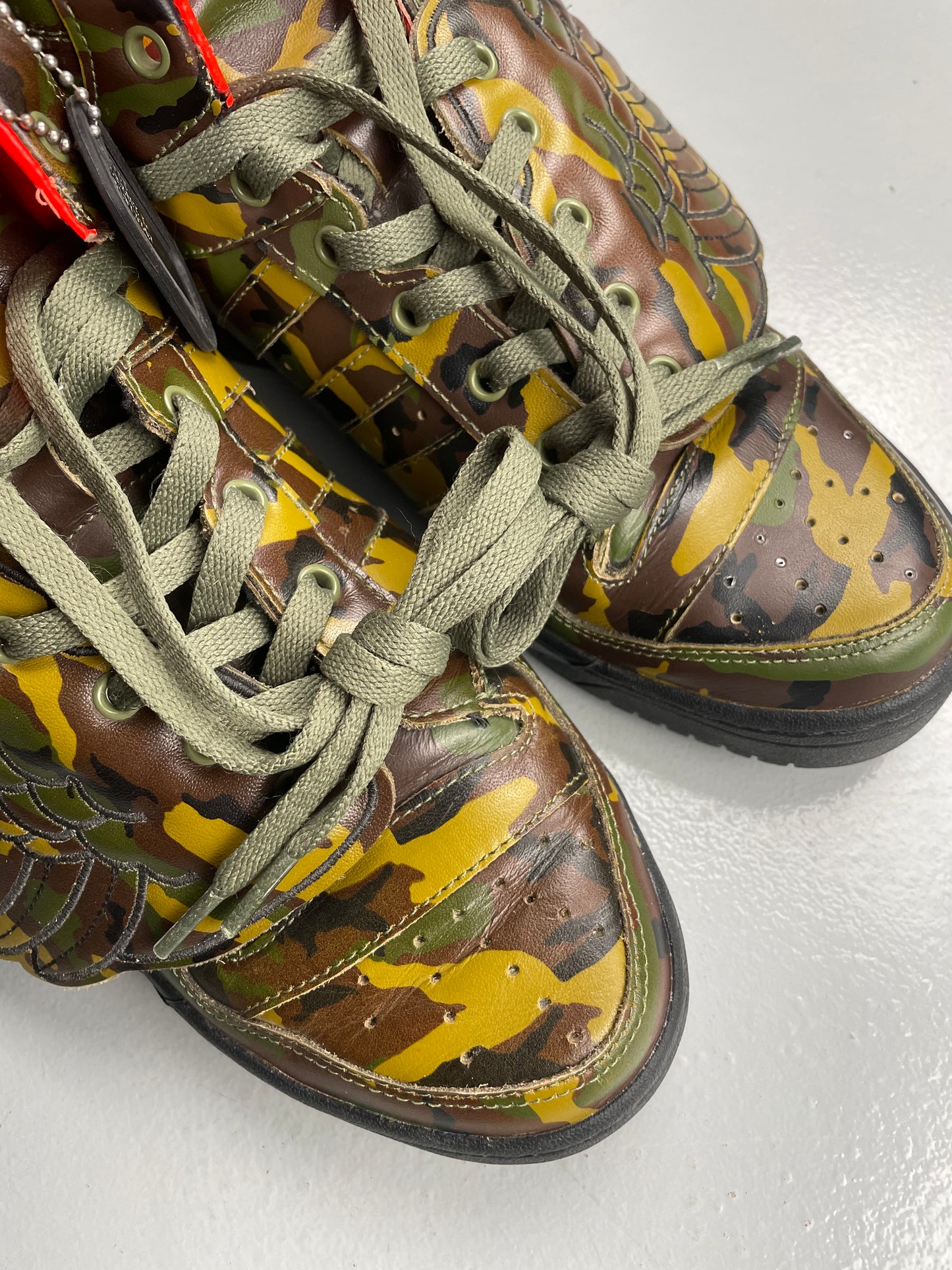 adidas Originals by Jeremy Scott A/W 2011 JS Wings Camo - size 45 1/3