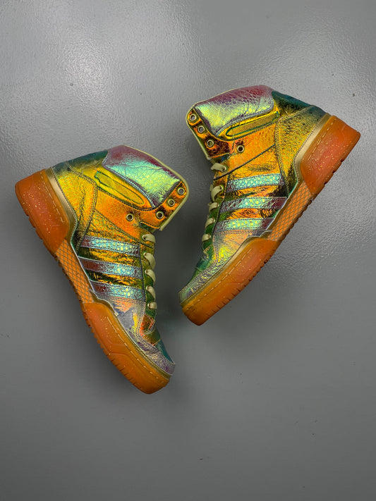 adidas Originals by Jeremy Scott S/S 2014 JS Wings "Gold Foil" - size 44 2/3