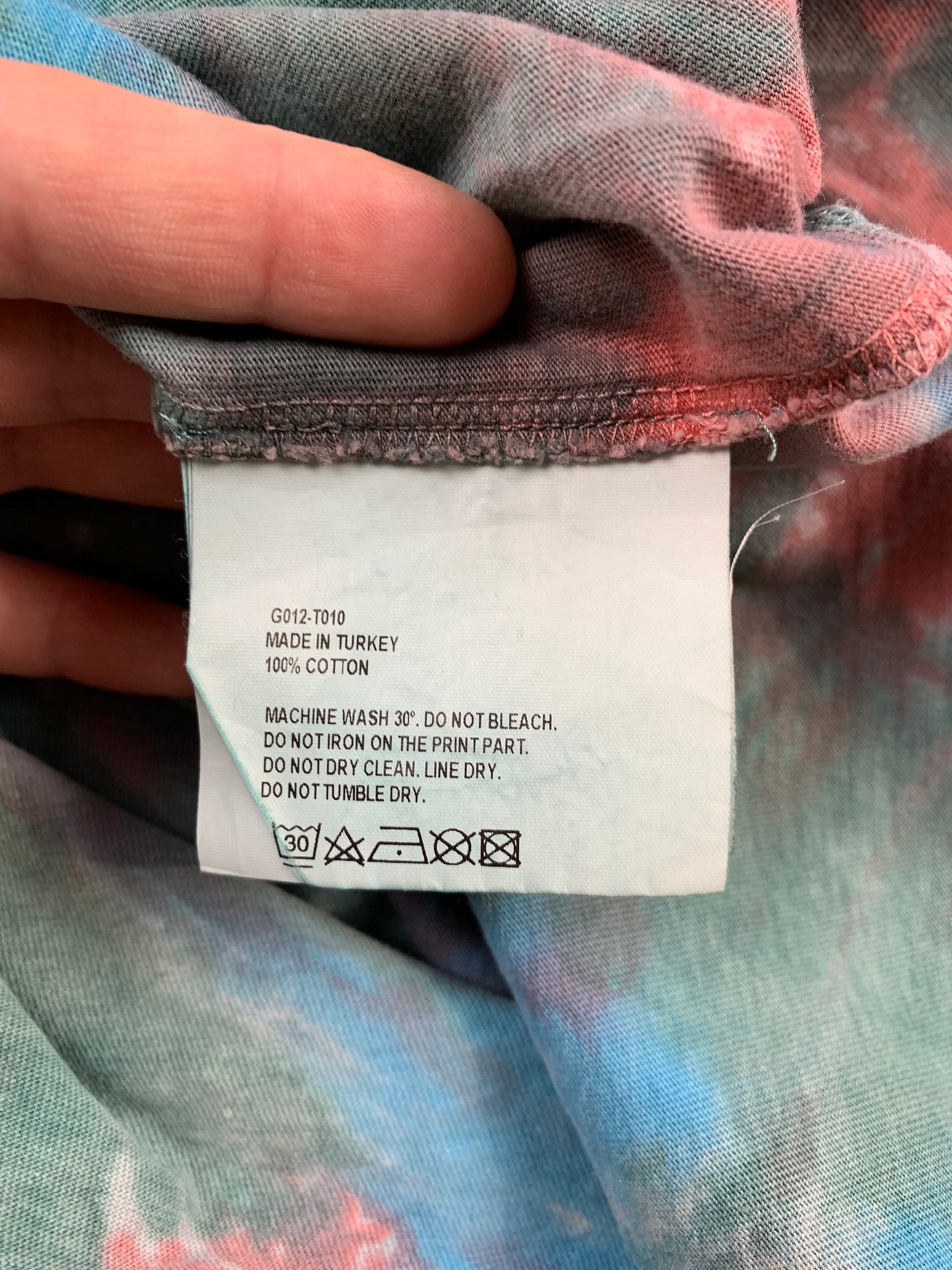 Gosha Rubchinskiy - S/S 2018 - World Cup alien tie-dye oversized long sleeve - size XS