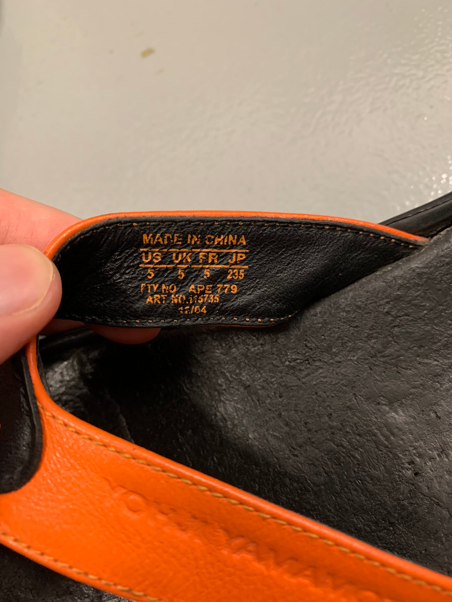 Y-3 - S/S 2005 - flip flops - size 5