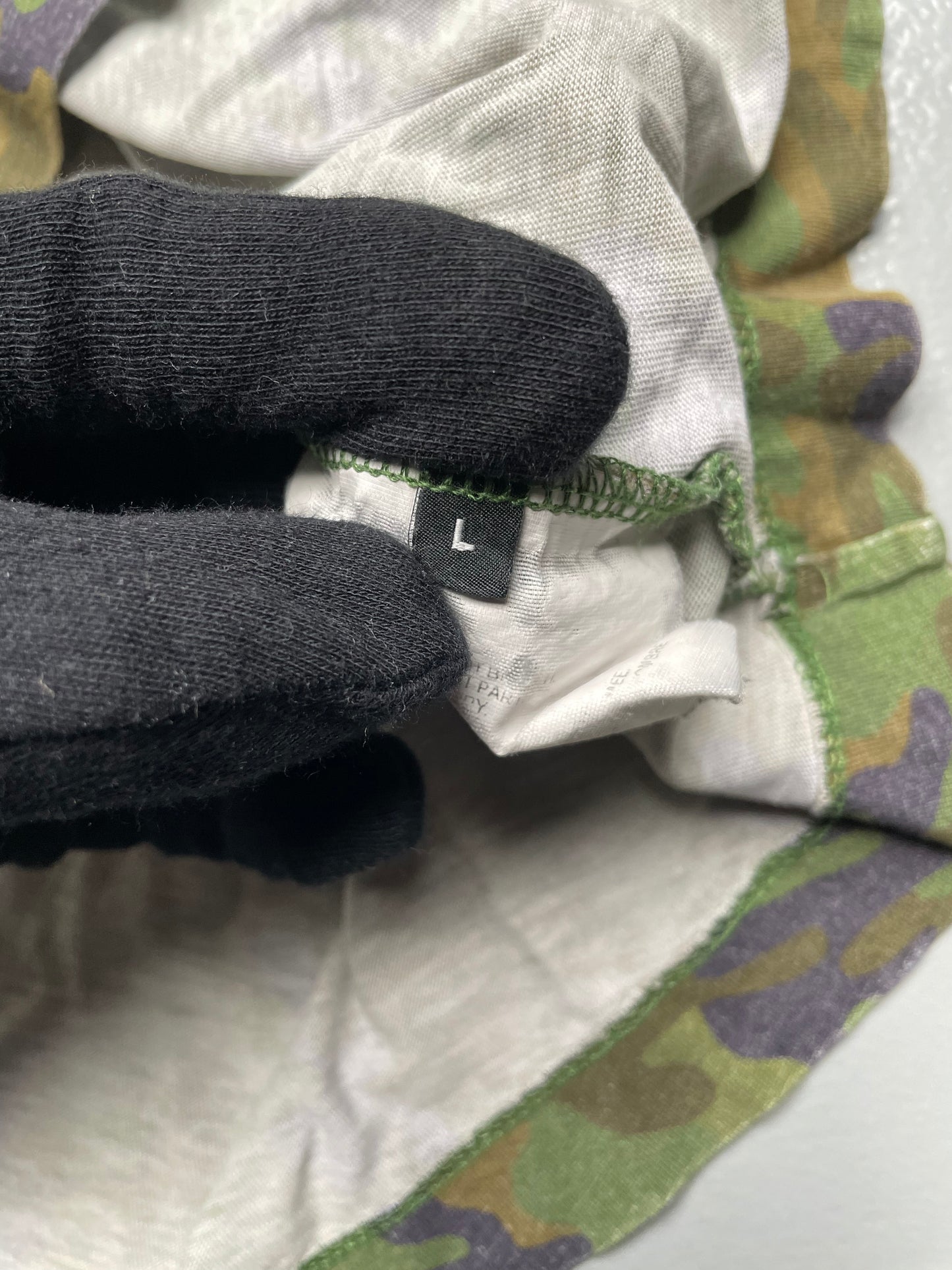 Gosha Rubchinskiy A/W 2016 camo logo t-shirt - size L