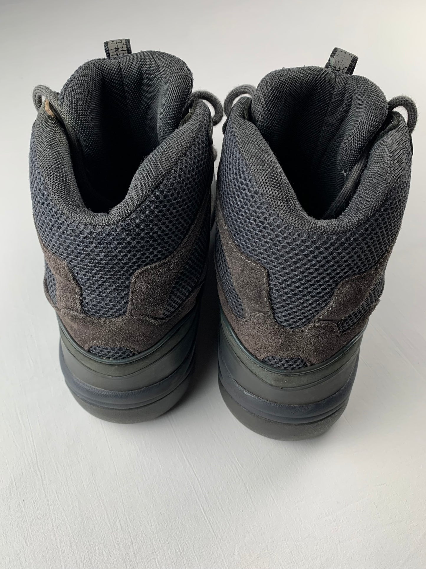 YEEZY Season 6 (2018) - Thick Suede, Mesh and Nubuck Desert Boot (Graphite) - size 44