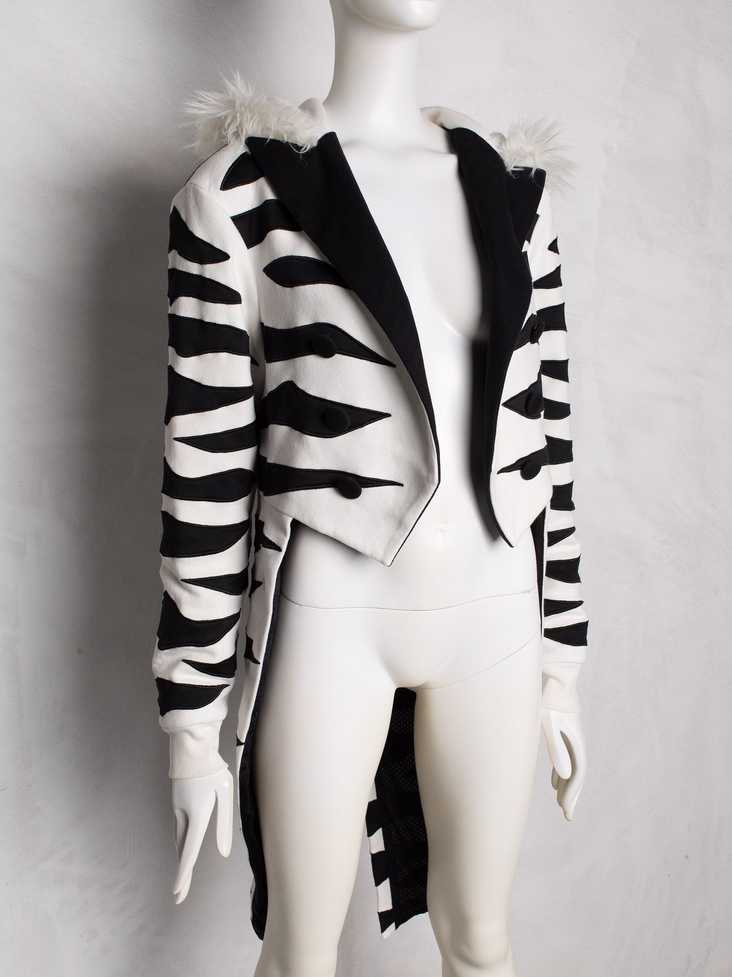 adidas Originals by Jeremy Scott S/S 2015 white tiger tuxedo - men's size M