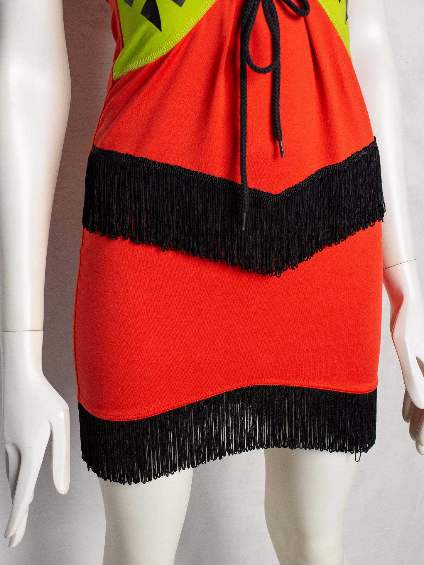 adidas Originals by Jeremy Scott A/W 2011 Fringe Logo Dress