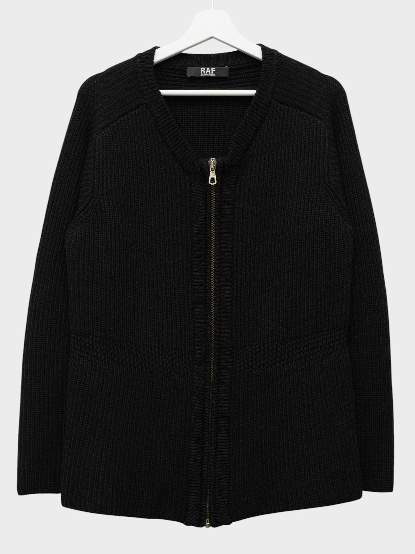 RAF by Raf Simons - A/W 2009 - wool zip-up cardigan