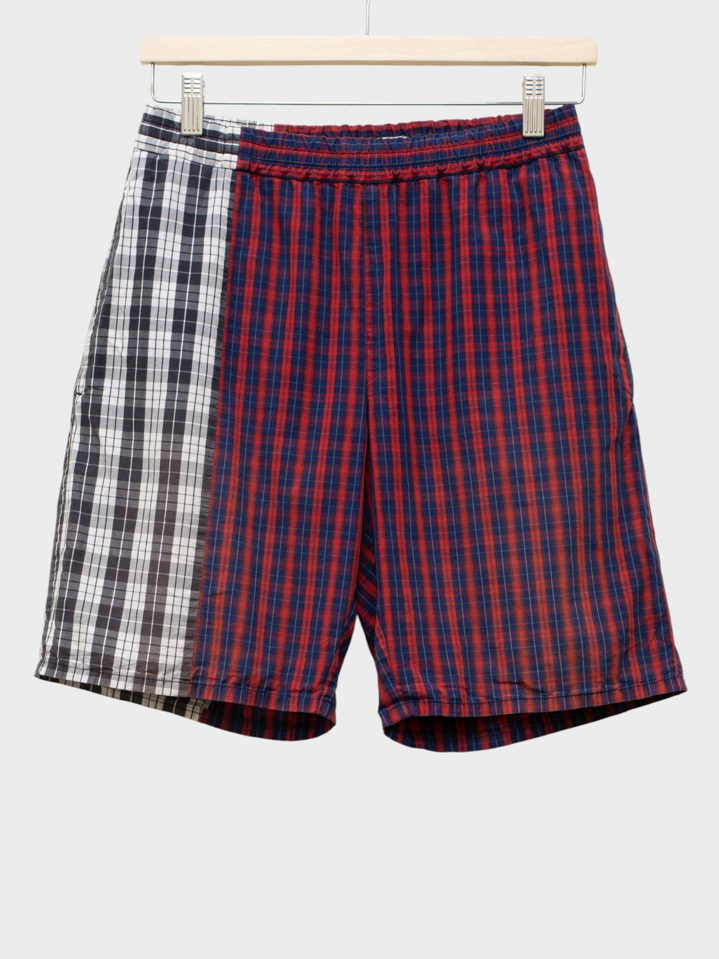 Gosha Rubchinskiy - S/S 2018 - split check shorts - size S