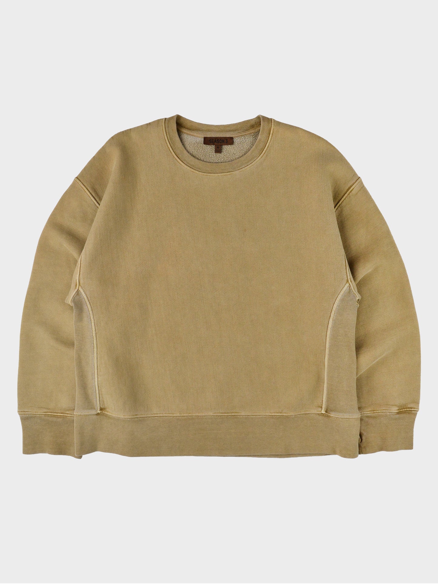 YEEZY Season 3 (2016) - Fleece Crew Sweat (Earth) - size XS