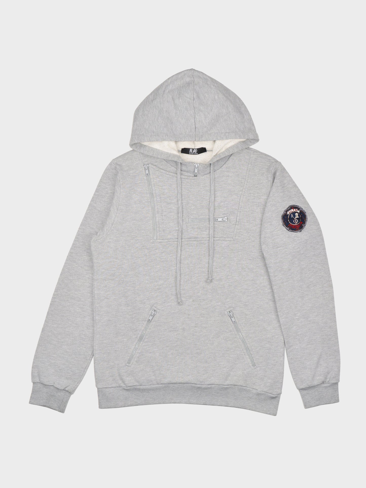 RAF by Raf Simons - A/W 2006 - "Silent Brigade" multi-zip hoodie - size M