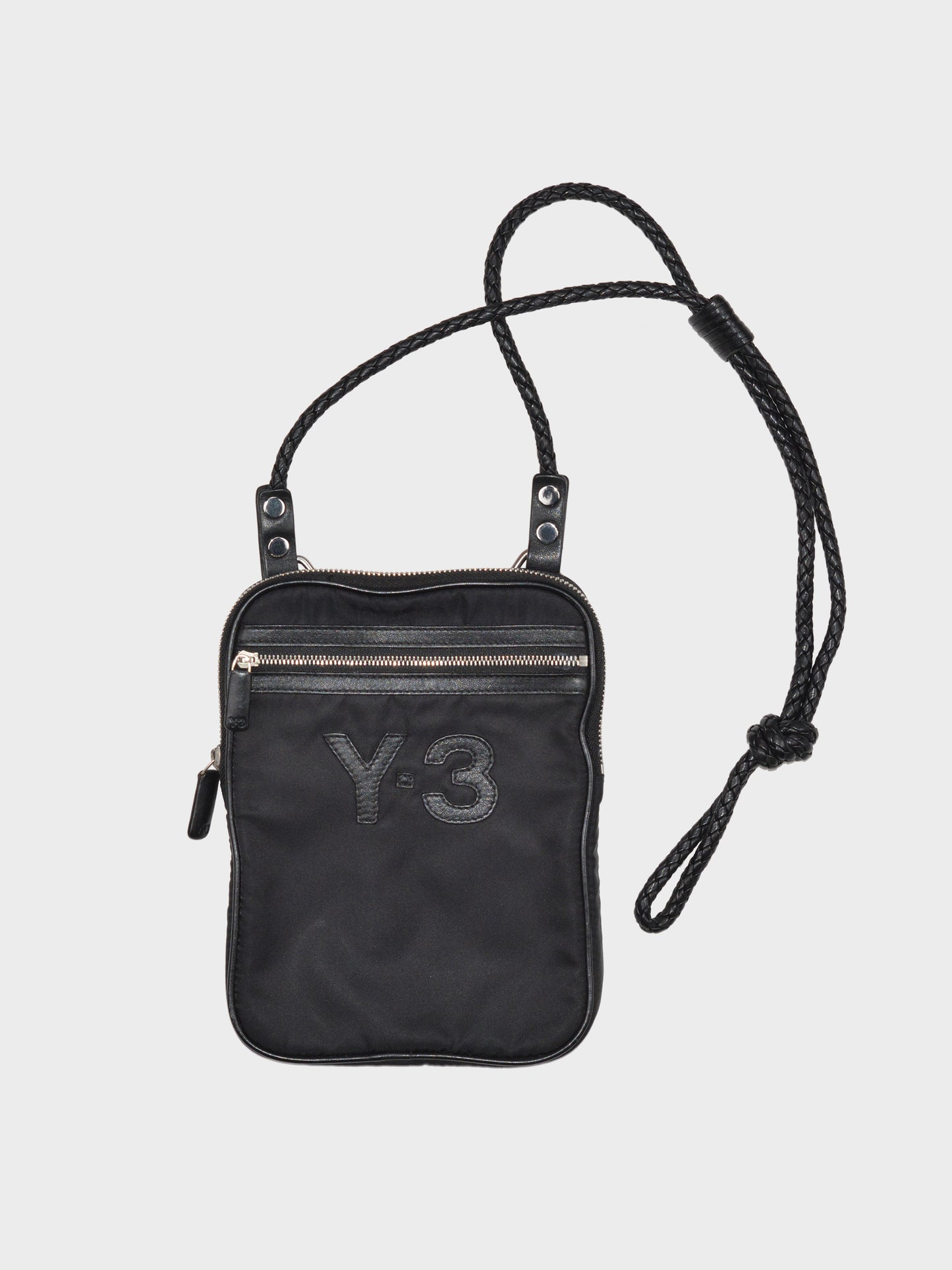 Y-3 - S/S 2008 - sling bag with woven leather strap (black)