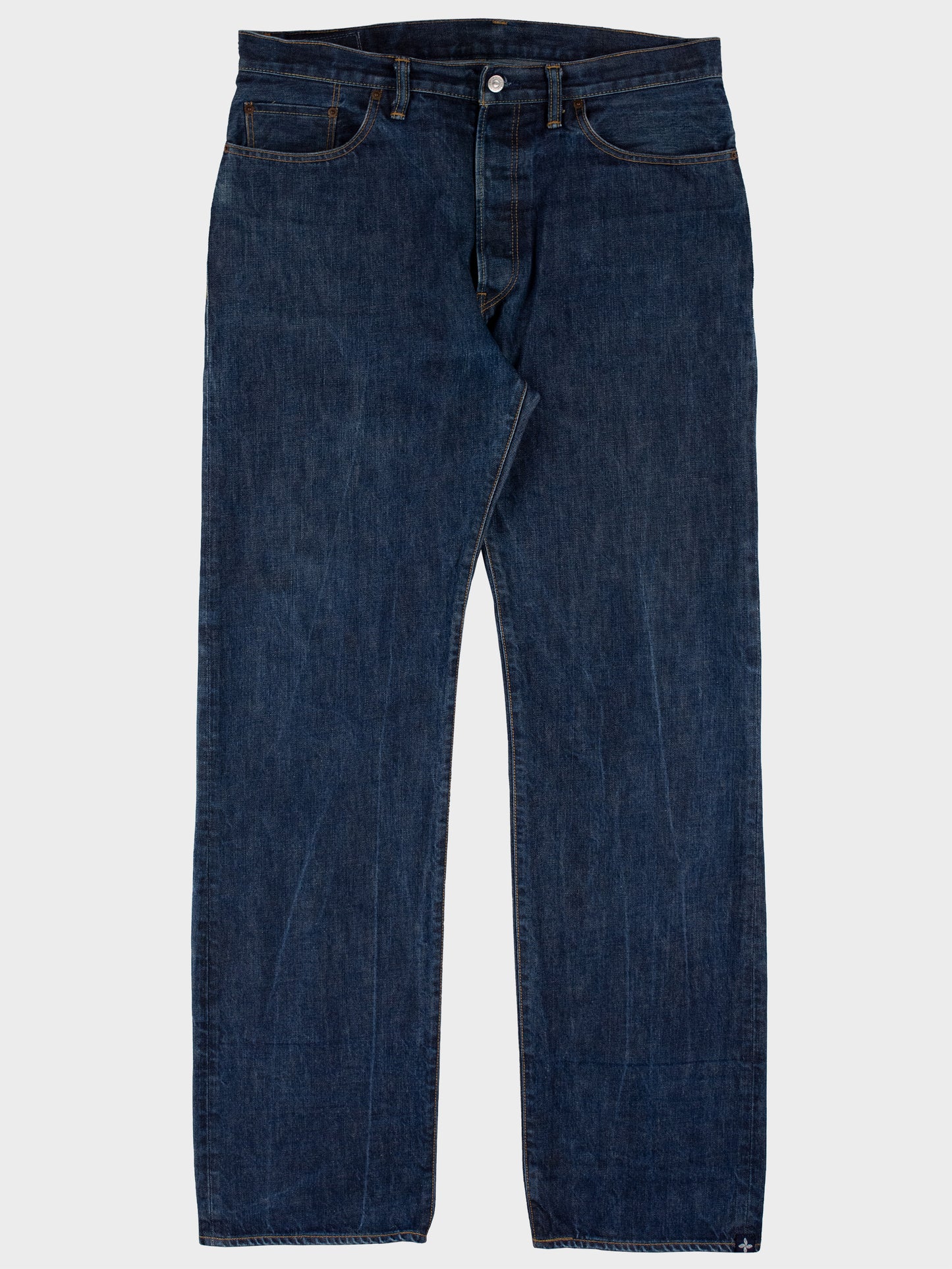 Y-3 X Spotted Horse - A/W 2004 - 3 stripes missing thread jeans - men's size 36