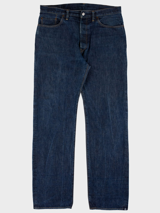 Y-3 X Spotted Horse - A/W 2004 - 3 stripes missing thread jeans - men's size 36