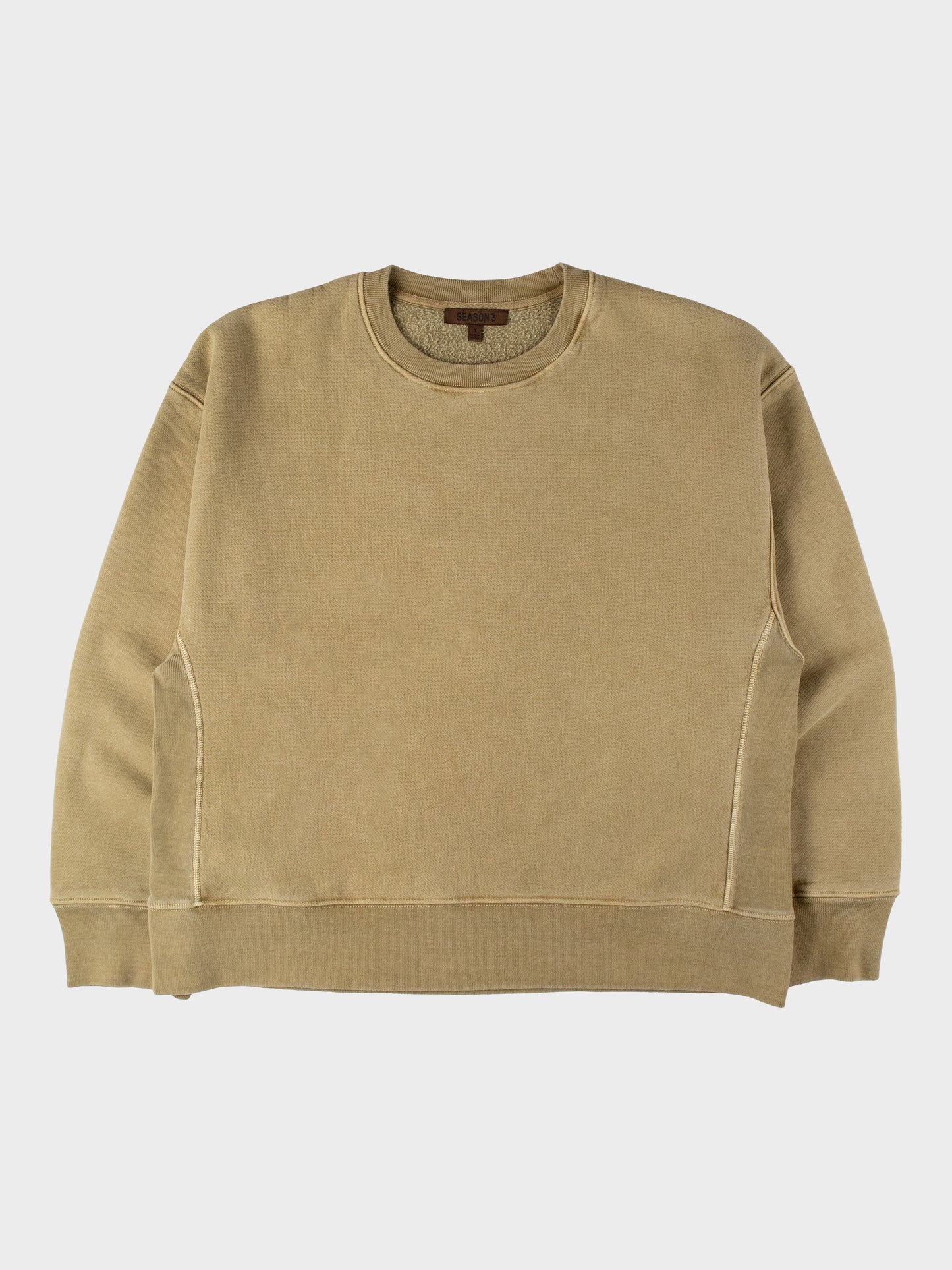 YEEZY Season 3 (2016) - Fleece Crew Sweat (Earth) - size S