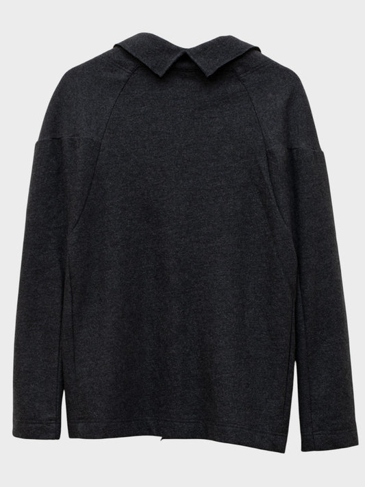 Y's - A/W 2014 - wool cardigan with pin closure - size 3