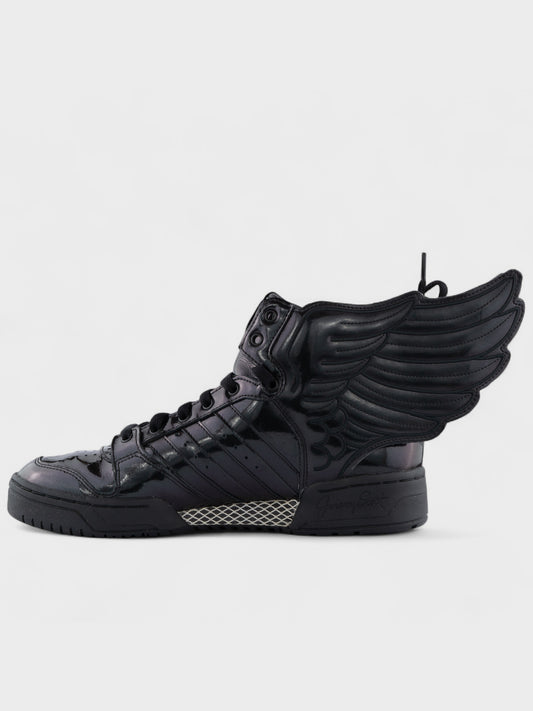 adidas Originals by Jeremy Scott - S/S 2013 - JS Wings 2.0 "Patent Black" - size 42