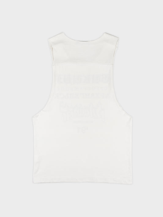 Gosha Rubchinskiy - A/W 2012 - "Viking" tank top (white) - size XS