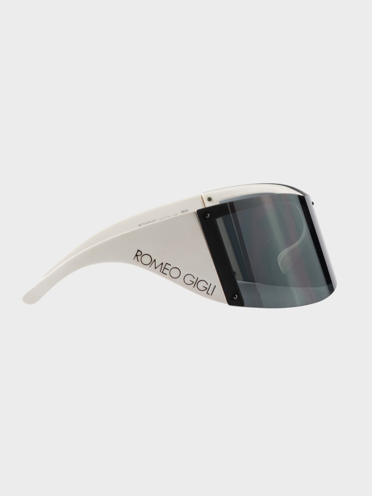 Romeo Gigli - 2006 - RG66502 shield sunglasses (white)