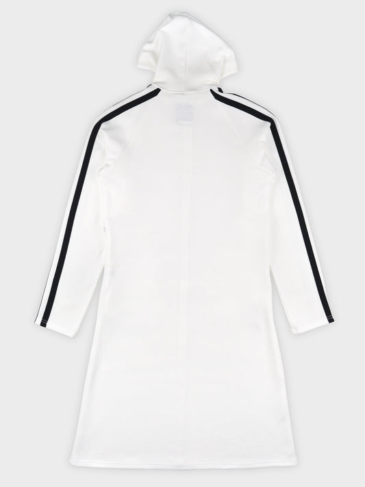 Y-3 - S/S 2003 - hooded track-dress (white) - size M