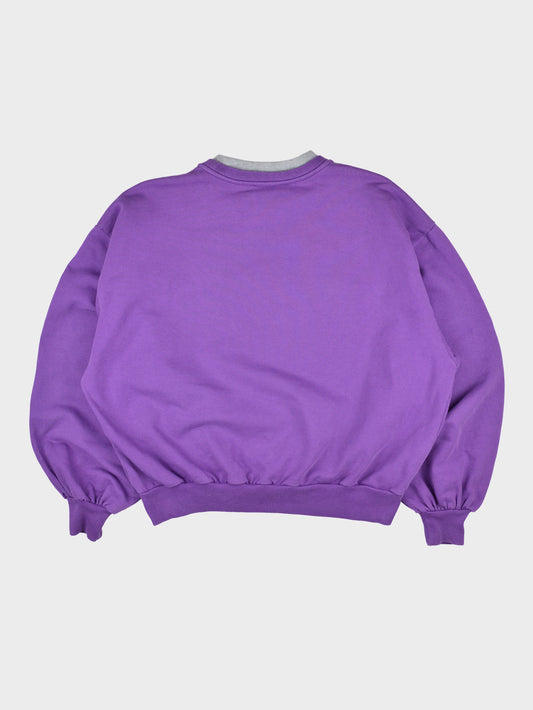 Gosha Rubchinskiy - S/S 2018 - DSM exclusive double collar crewneck (purple) - size S