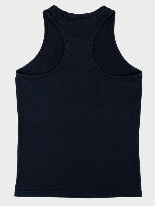 Y-3 X Saeko Tsuemura - S/S 2004 - Hero tank top (navy) - women's size S