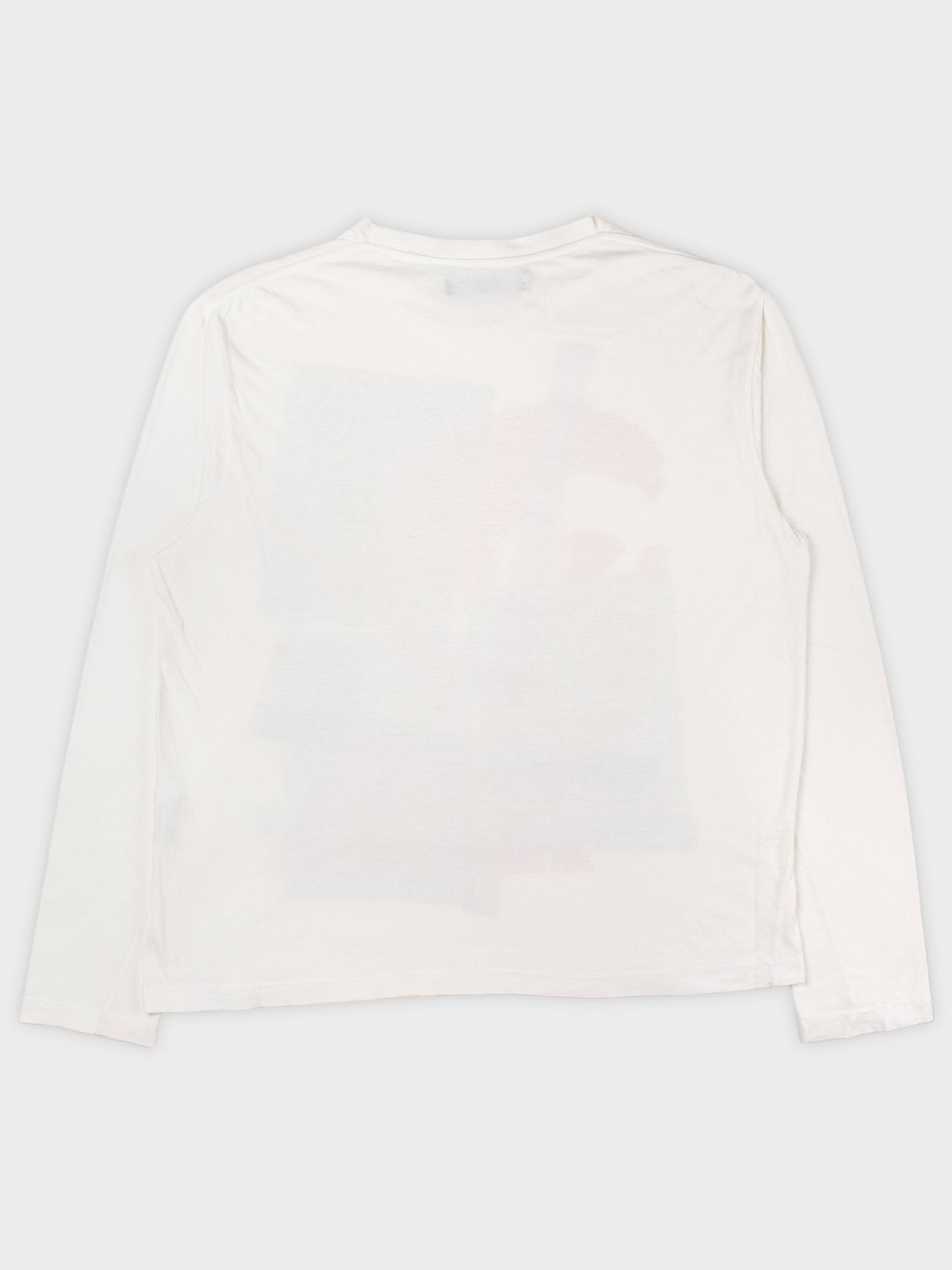 RAF by Raf Simons - S/S 2008 - graphic long-sleeve t-shirt - size M