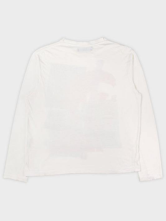 RAF by Raf Simons - S/S 2008 - graphic long-sleeve t-shirt - size M