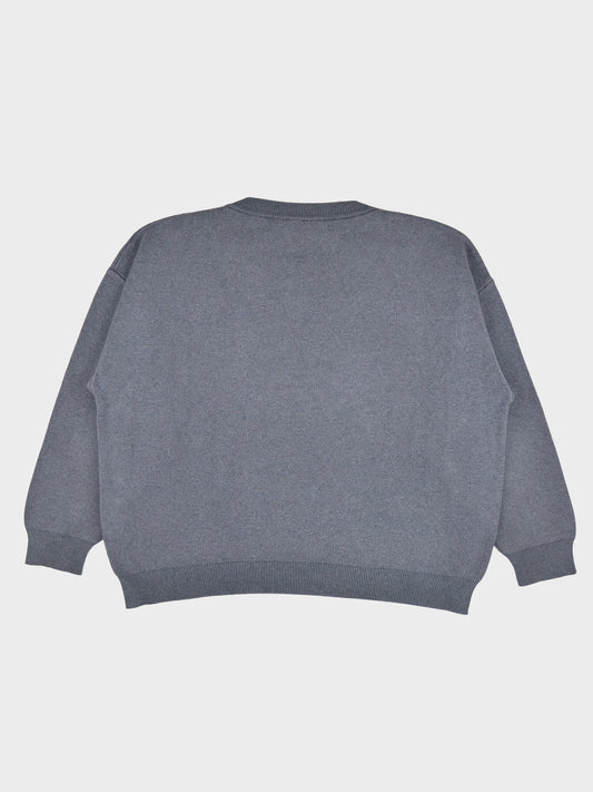 Gosha Rubchinskiy - S/S 2018 - "DJ" cotton sweater (grey) - size M