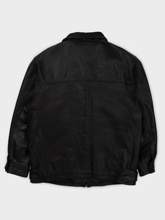 adidas - (vintage) Bayern Munchen leather jacket - size L