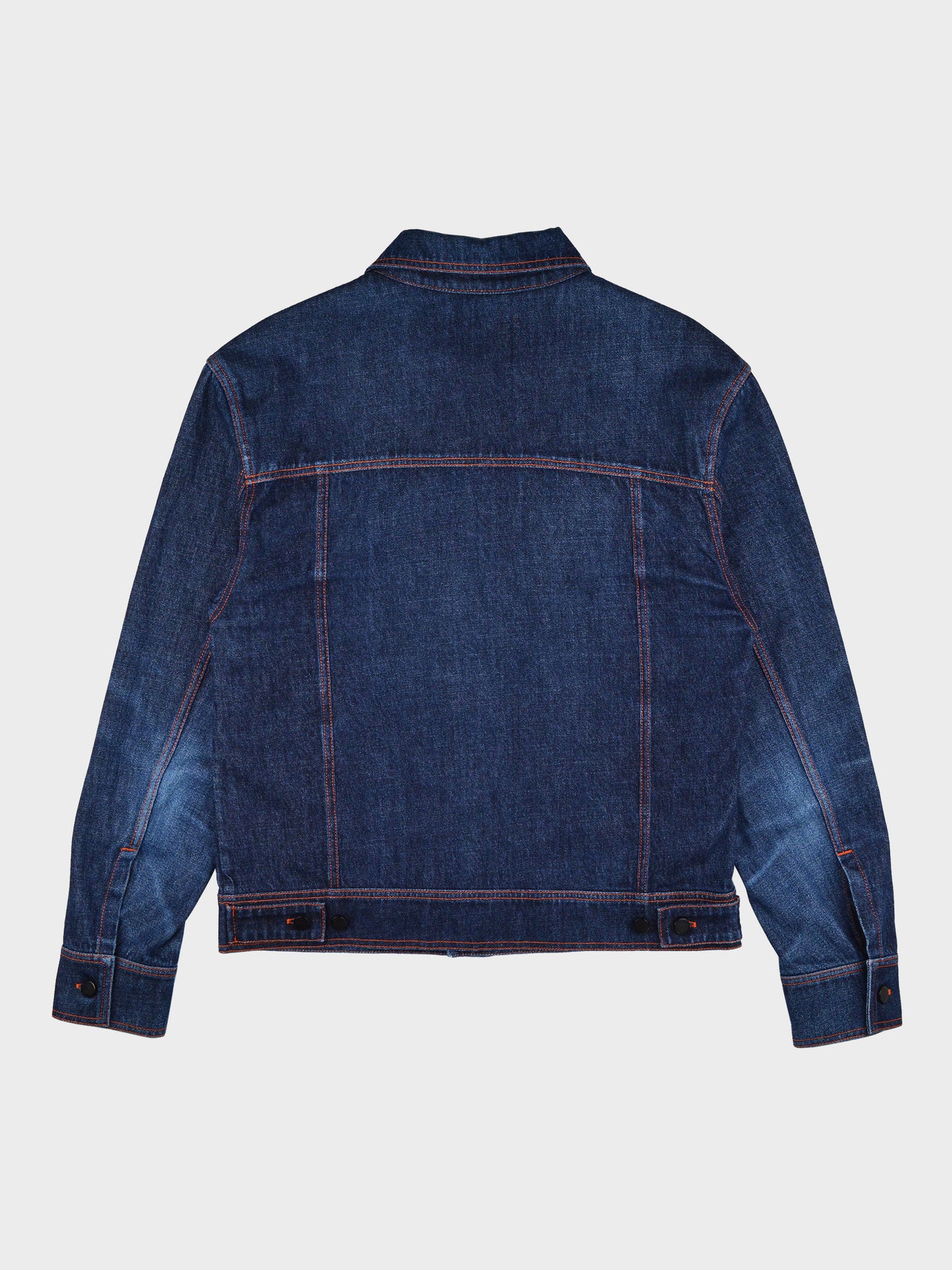 Gosha Rubchinskiy - A/W 2016 - contrast stitch cropped denim jacket - size L