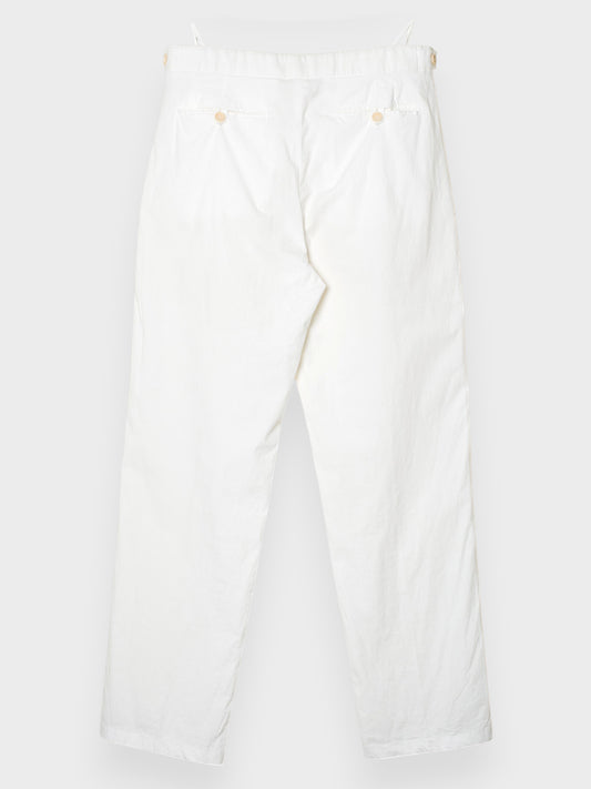 Helmut Lang - 2000s - stretch cotton pants (white) - men's size 46