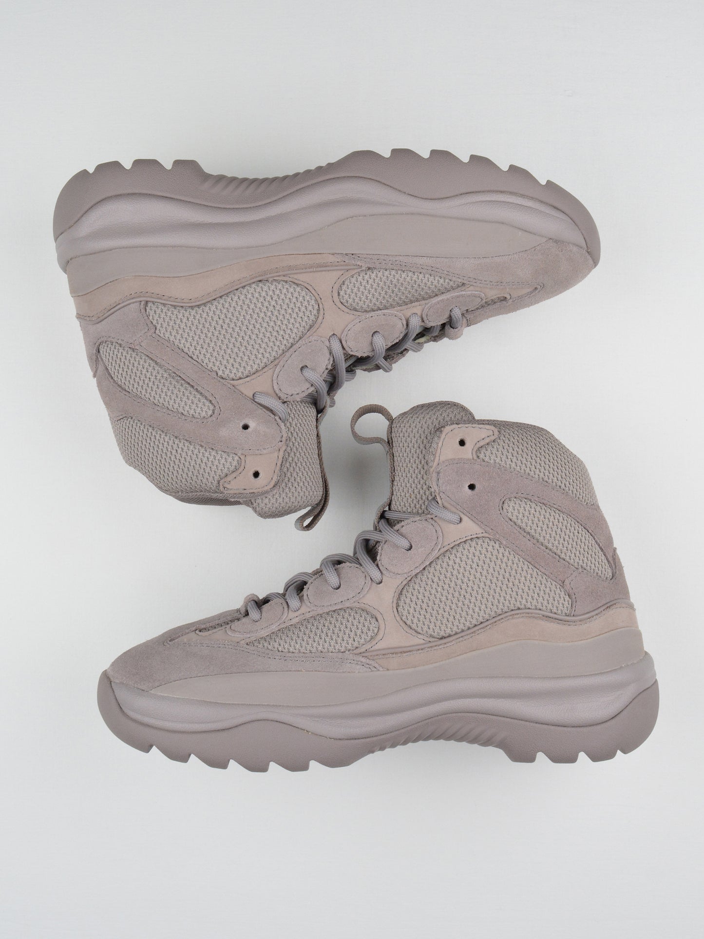 YEEZY Season 7 (2018) - Thick Suede, Mesh and Nubuck Desert Boot (Cinder) - size 42