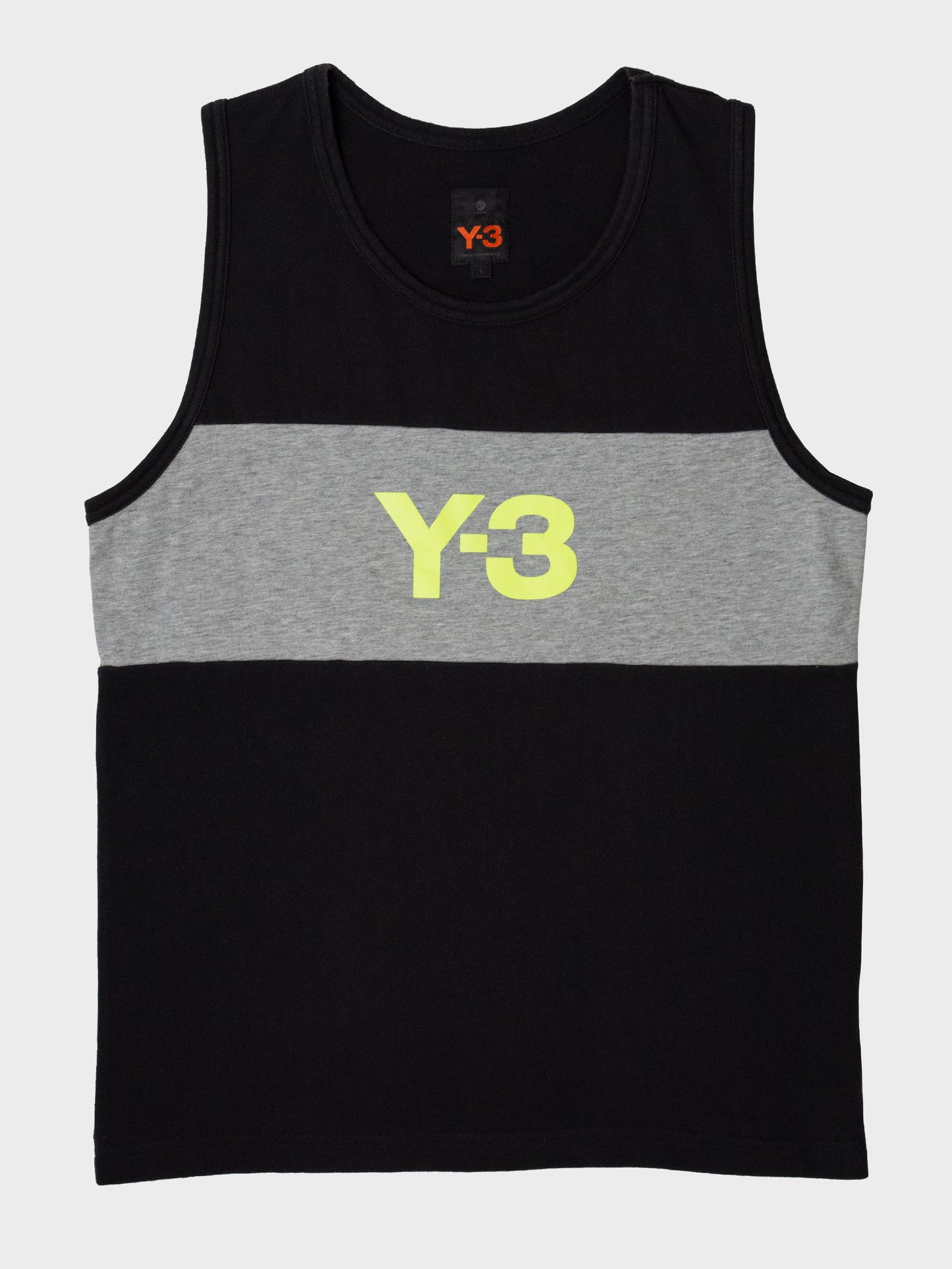 Y-3 - S/S 2004 - logo tank top (black) - men's size L