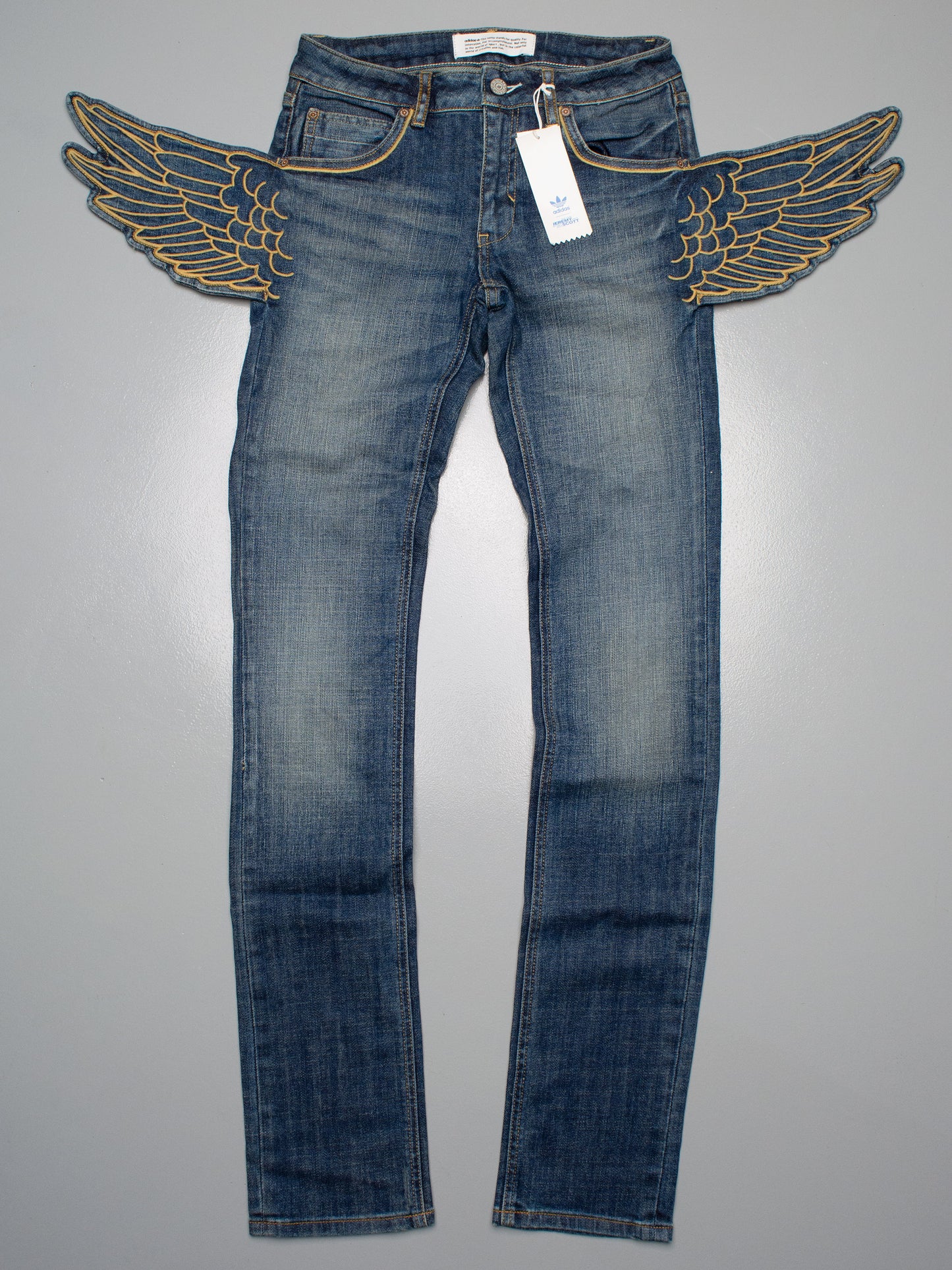 adidas Originals by Jeremy Scott A/W 2011 Wings Cupie JS skinny jeans - size 26
