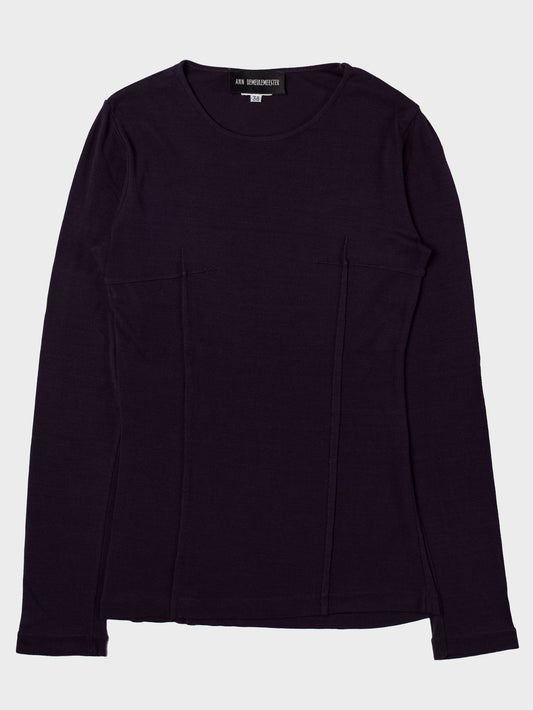 Ann Demeulemeester - minimalist long-sleeve t-shirt - women's size 38