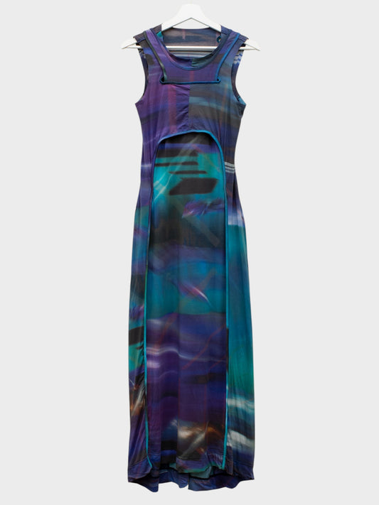 Y-3 - S/S 2017 - allover print dress - size L