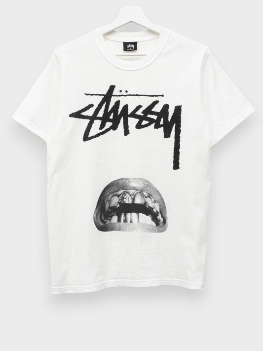 Stussy - 2020 - 40th Anniversary Rick Owens World Tour T-Shirt - size S