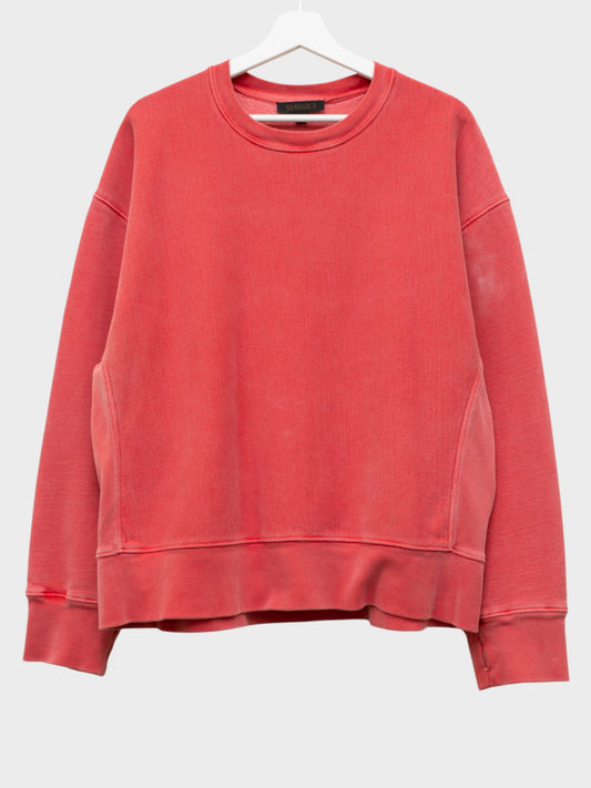 YEEZY Season 3 (2016) - Fleece Crew Sweat (Fluoro Red) - size XS