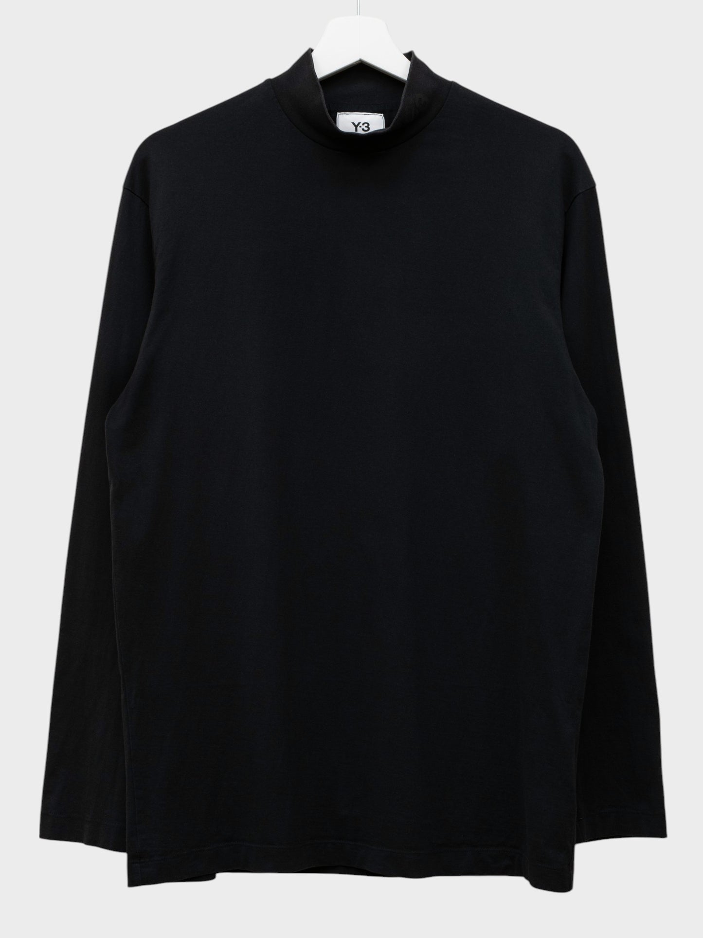 Y-3 - S/S 2021 - Classic Mock Neck Long Sleeve Tee (black) - size S