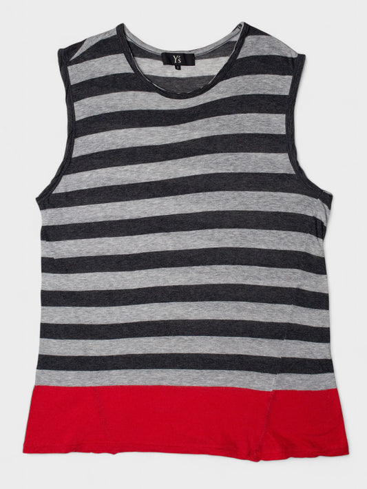 Y's - striped tank top - women's size 3