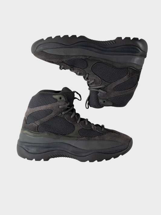 YEEZY Season 6 (2018) - Thick Suede, Mesh and Nubuck Desert Boot (Graphite) - size 45