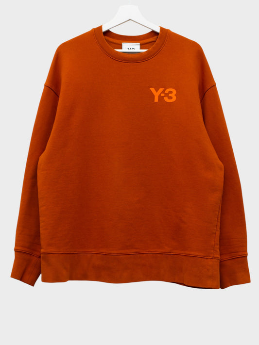 Y-3 - S/S 2022 - Classic Chest Logo Crew Sweat (Fox Red) - size M