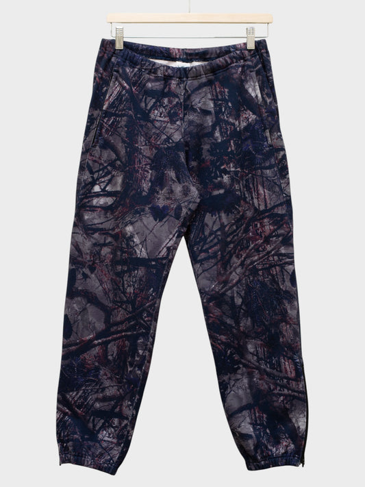 South2 West8 - purple camo sweatpants - size S