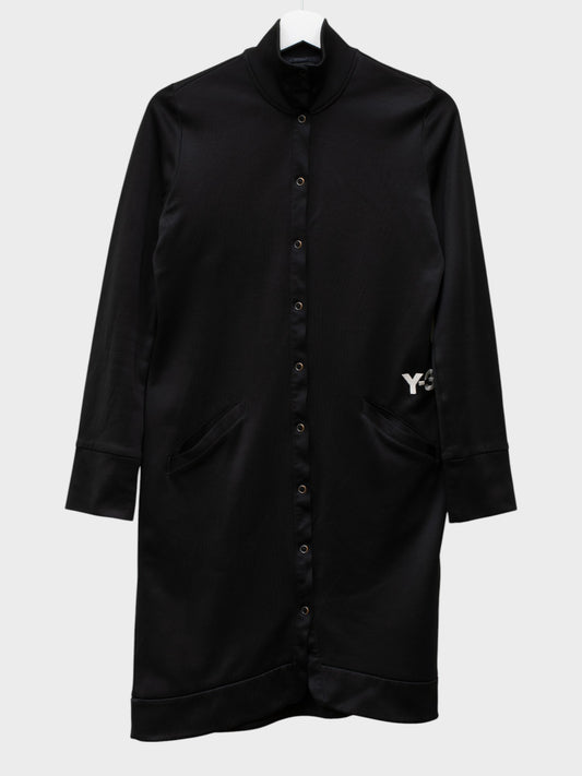 Y-3 - A/W 2006 - long button-up track jacket - size M