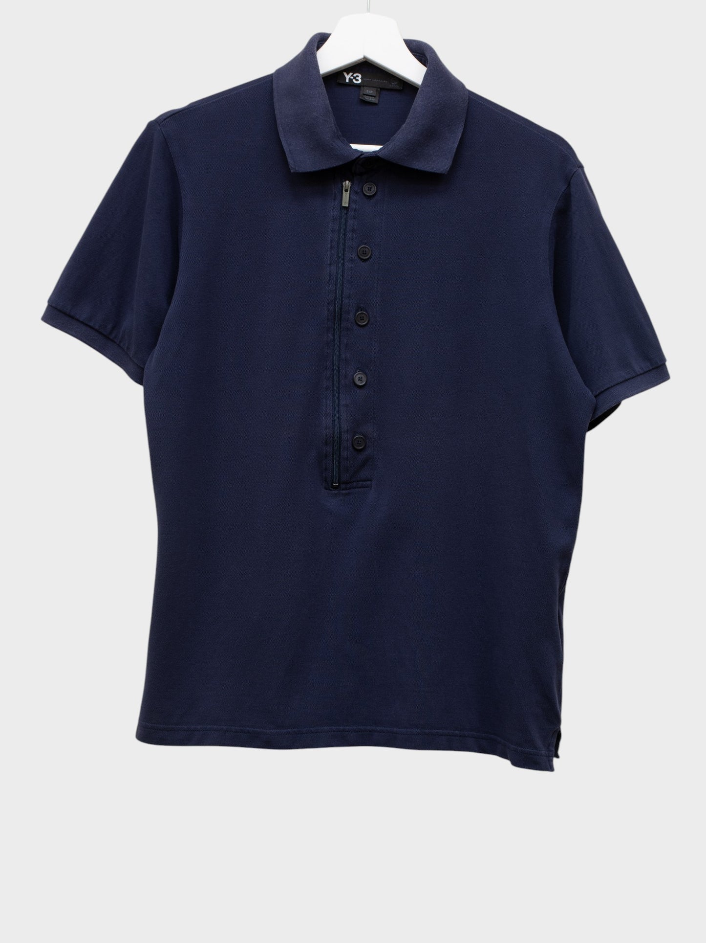Y-3 - S/S 2010 - polo with zipper detail - size S