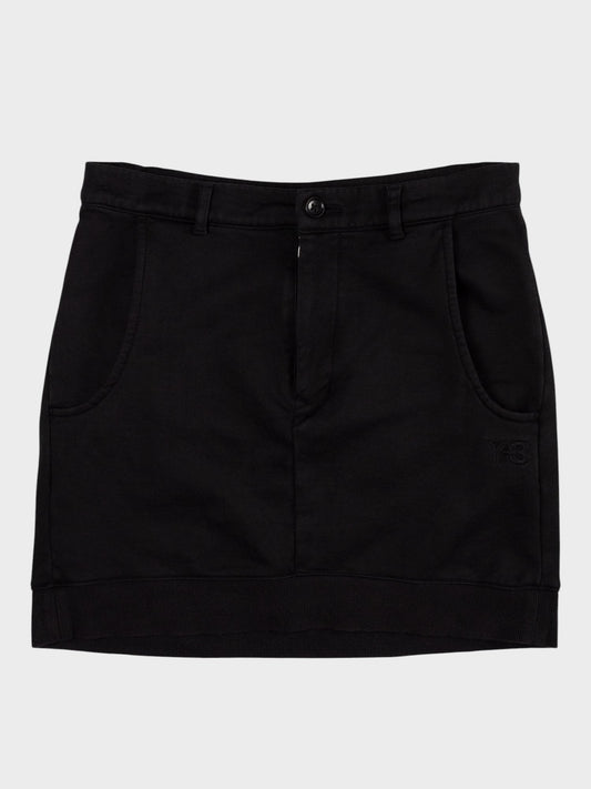 Y-3 - A/W 2012 - french terry mini skirt - size S