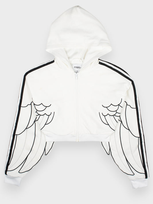 adidas Originals by Jeremy Scott - A/W 2010 - winged hooded track jacket - women's size 36