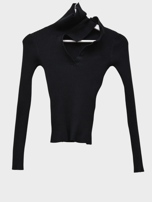 Y/Project - S/S 2024 - Evergreen double collar ribbed top - size S