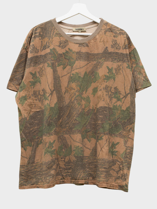 YEEZY Season 4 (2017) - camo t-shirt - size S