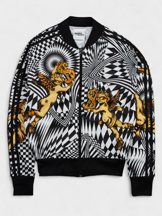 adidas Originals by Jeremy Scott - A/W 2013 - opart track jacket - men's size XS