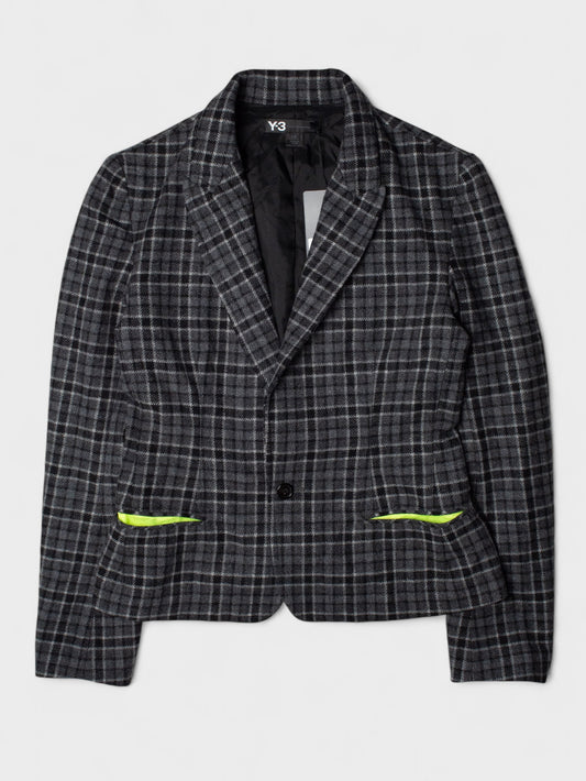 Y-3 - A/W 2013 - Wool Check Blazer - size S